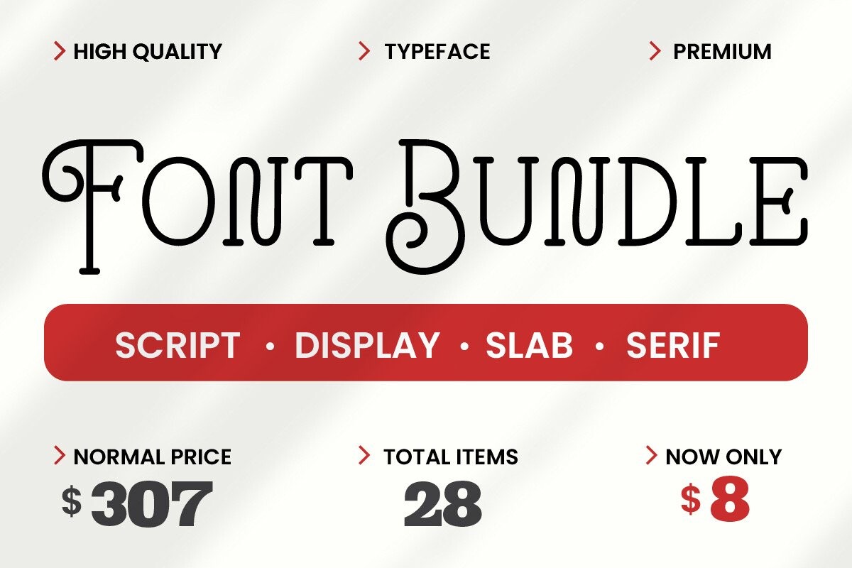Poster Fonts Bundle - Premium Font Bundle Save - Save over 97%